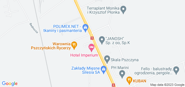 Mapa dojazdu Hurtownia paliw BoriM Chorzów