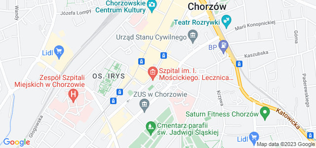 Mapa dojazdu Muzeum w Chorzowie Chorzów
