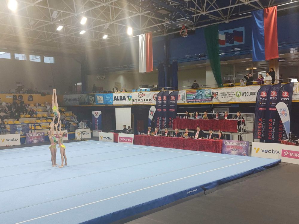 W Chorzowie odbyły się Mistrzostwa Polski Seniorów w Akrobatyce Sportowej! - fotoreportaż
