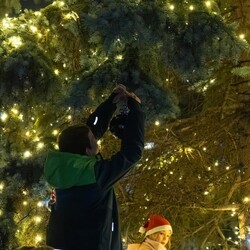 Rozświetlenie miejskiej choinki