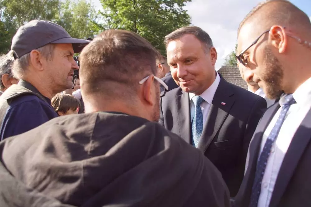 Prezydent RP Andrzej Duda spotkał się w Chorzowie z mieszkańcami