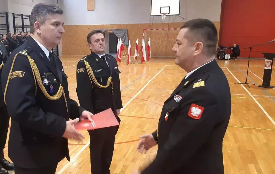 Arkadiusz Labocha nowym komendantem PSP w Chorzowie/fot. KMPSP Chorzów