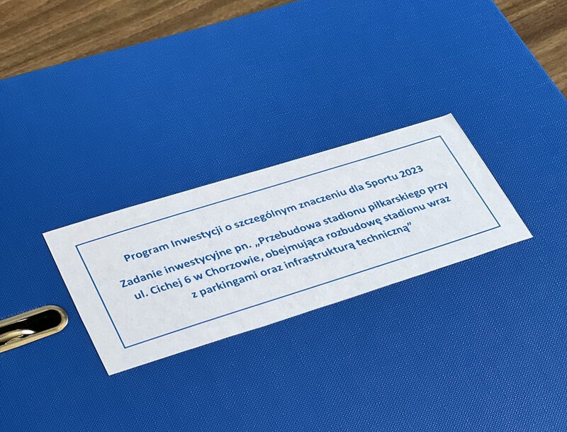 Chorzów: Wniosek o dotację na budowę nowego stadionu Ruchu Chorzów już w ministerstwie