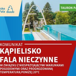 Fala zamkni&#281;ta z powodu pogody – wa&#380;ny komunikat dla go&#347;ci