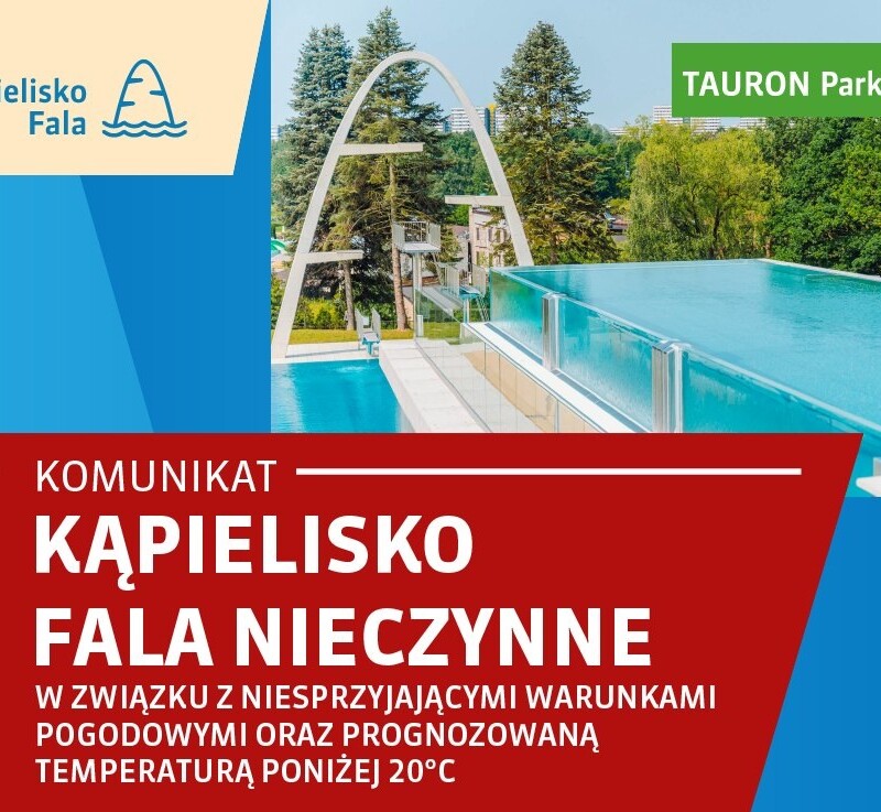 Fala zamknięta z powodu pogody – ważny komunikat dla gości