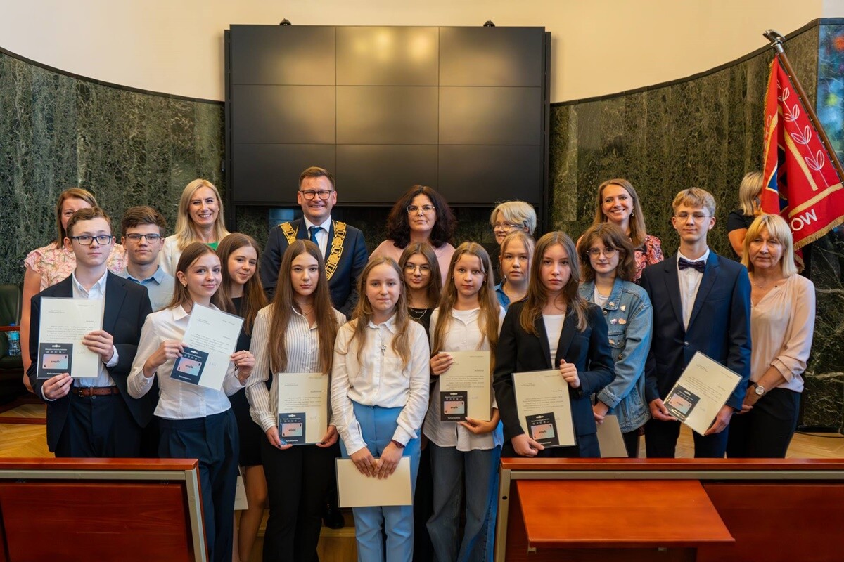 Spotkanie z laureatami / fot. FB Szymon Michałek