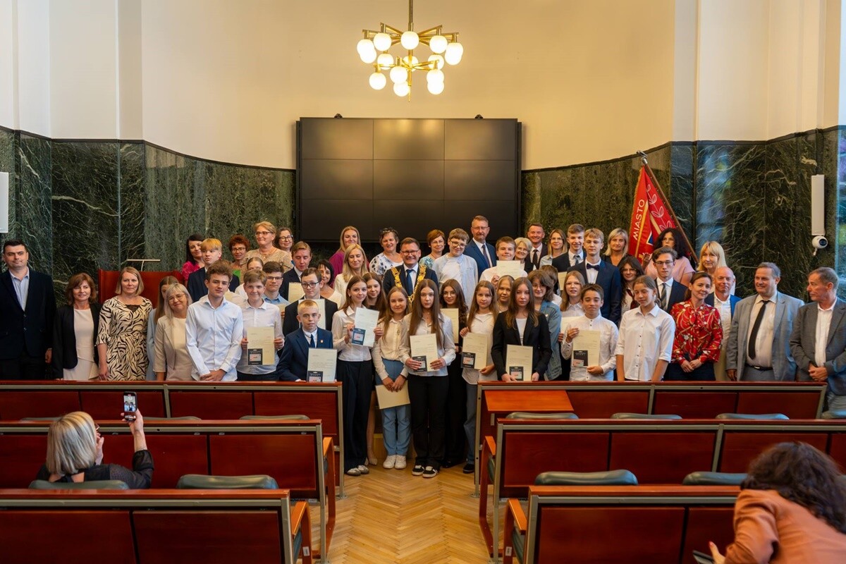 Spotkanie z laureatami / fot. FB Szymon Michałek