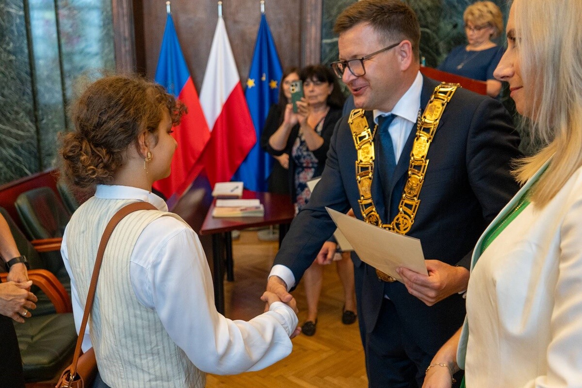 Spotkanie z laureatami / fot. FB Szymon Michałek
