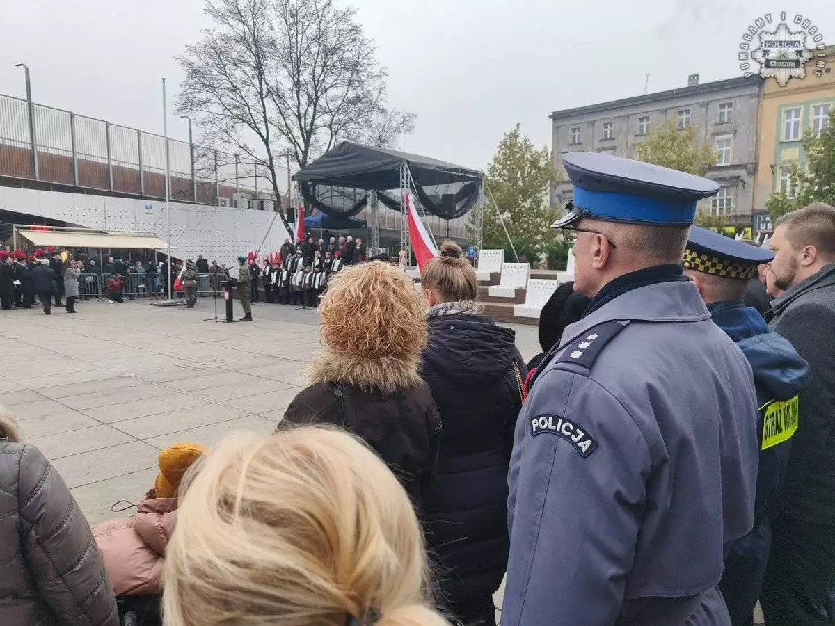 Policja na Święcie Niepodległości / fot. KMP Chorzów