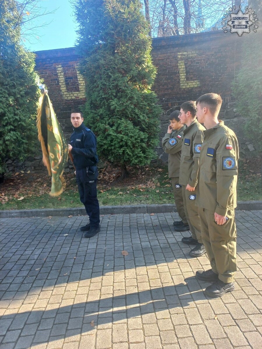 Szkolenia klas mundurowych z policją / fot. KMP Chorzów