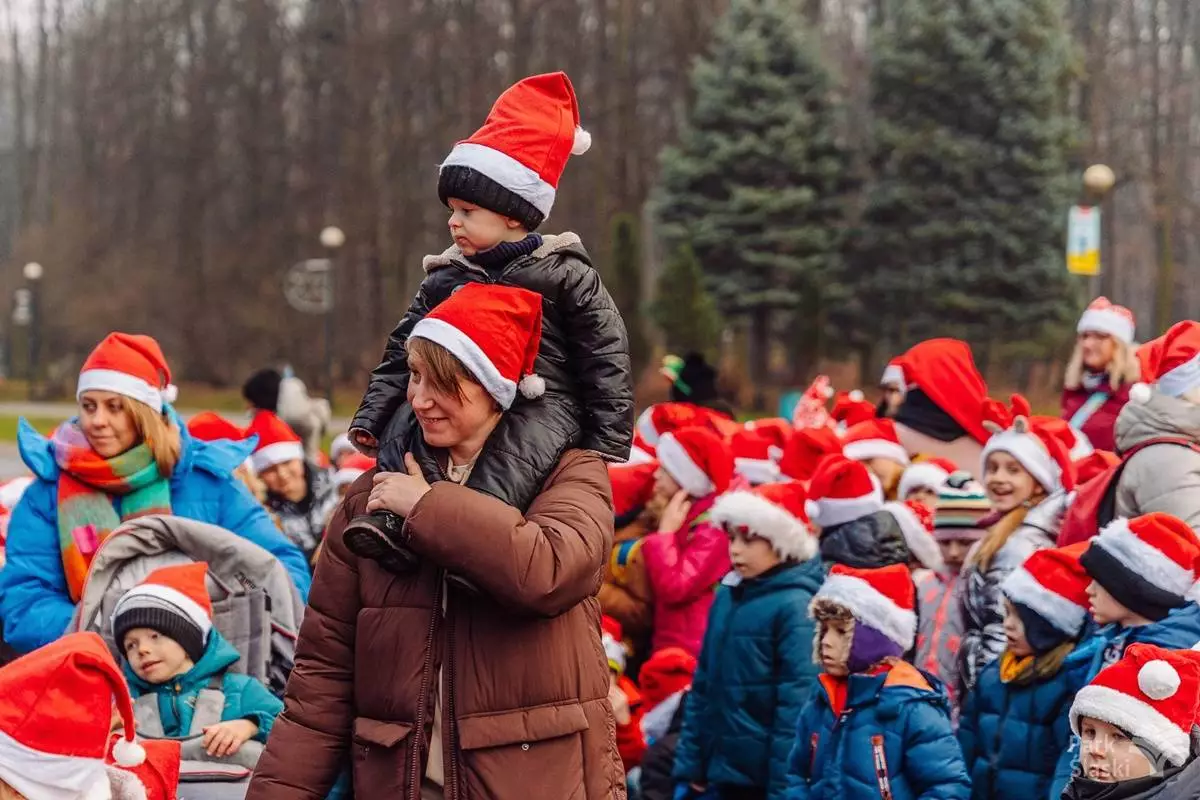 Mikołajowy korowód w Parku Śląskim / fot. Park Śląski