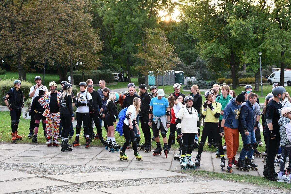 Na ulice Chorzowa wyjechał wyjątkowy Nightskating!