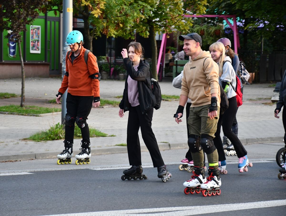 Na ulice Chorzowa wyjechał wyjątkowy Nightskating!