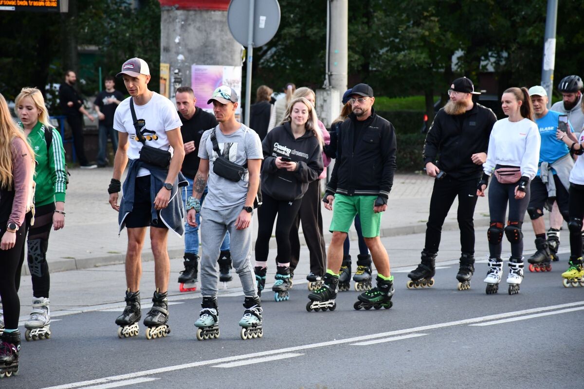 Na ulice Chorzowa wyjechał wyjątkowy Nightskating!