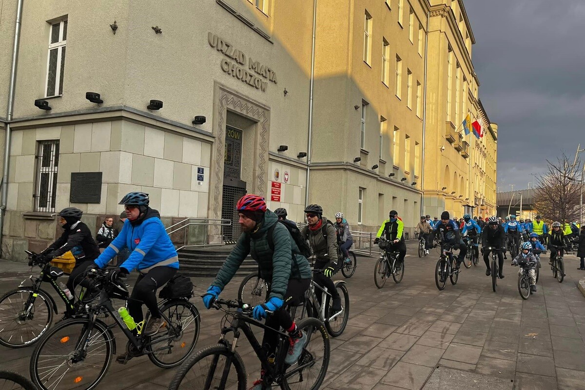 IV Rajd rowerowy z sercem WOŚP / fot. FB UM Chorzów