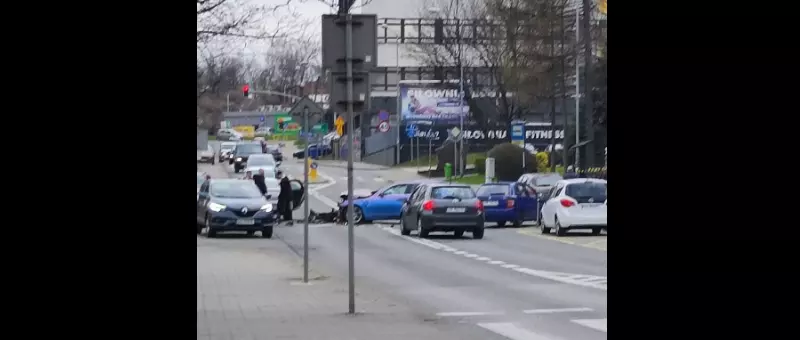 Kolizja na ul. Gałeczki w Chorzowie. BMW zderzyło się z Oplem!