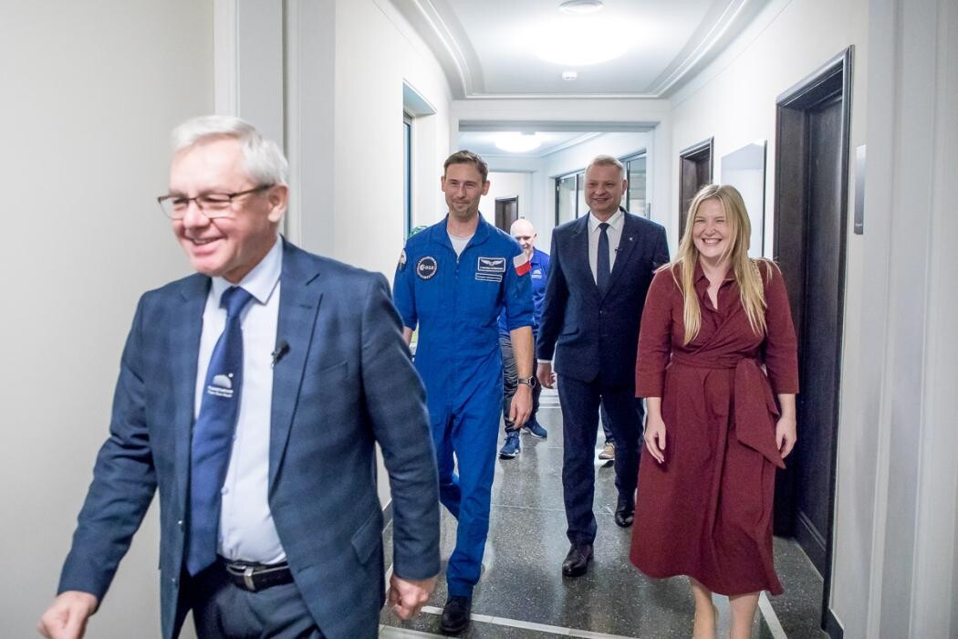 Astronauta Sławosz Uznański-Wiśniewski był gościem Planetarium [ZDJĘCIA] /fot. Tomasz Żak / BP UMWS