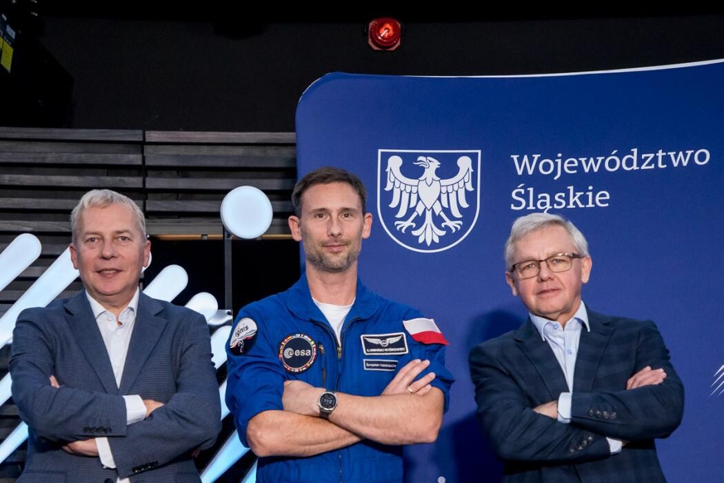 Astronauta Sławosz Uznański-Wiśniewski był gościem Planetarium [ZDJĘCIA] /fot. Tomasz Żak / BP UMWS