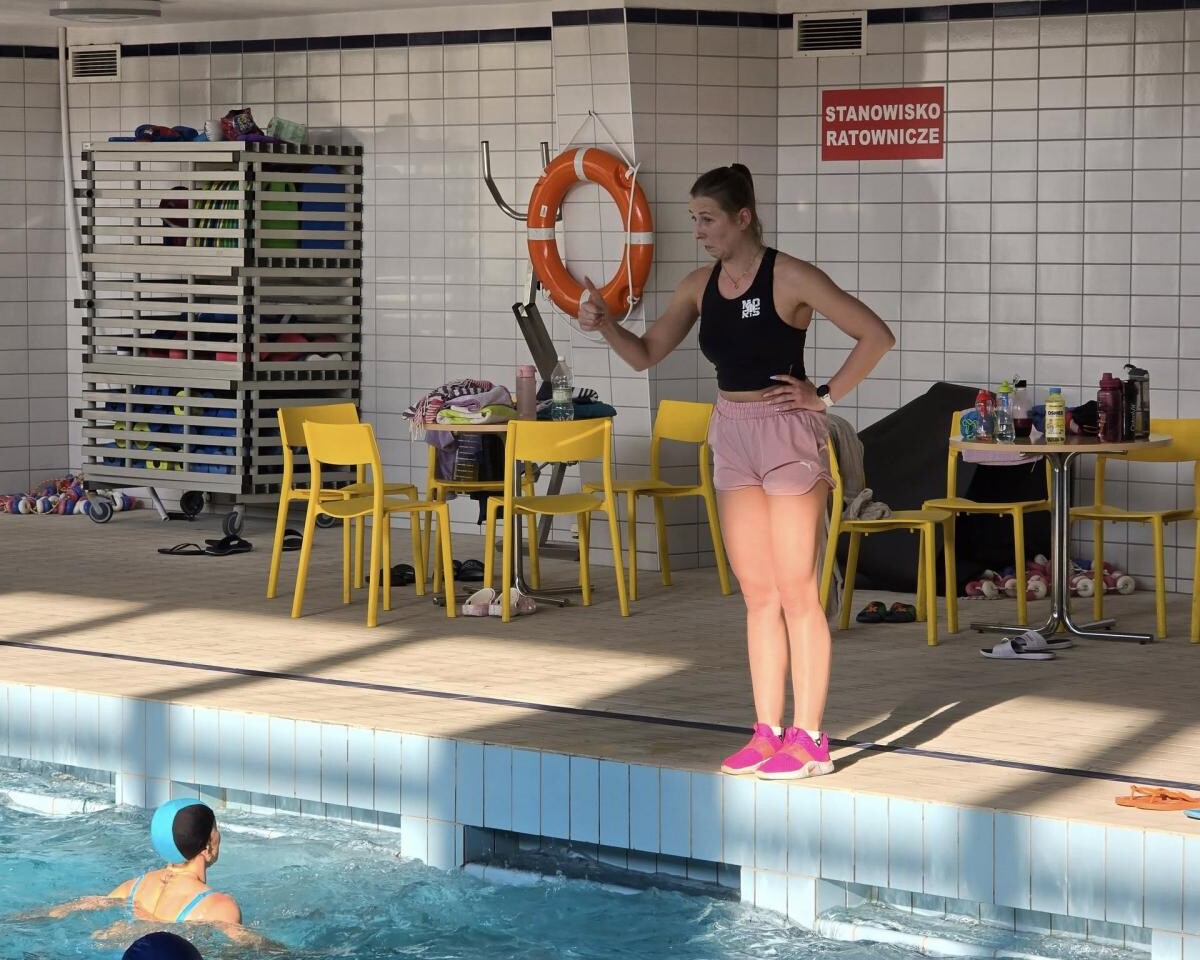 Na basenie przy Placu Powstańców w Chorzowie odbył się maraton fitness / fot. MORiS Chorzów FB