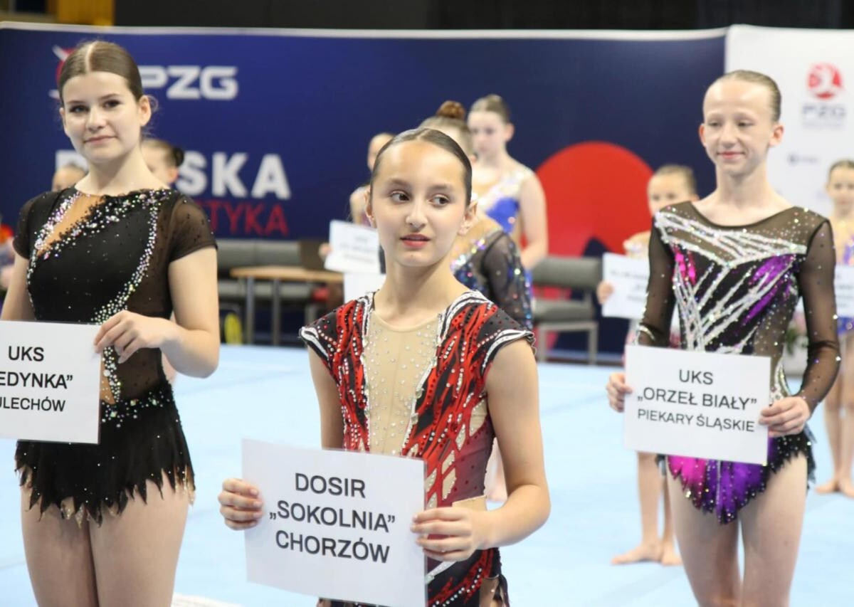 W Chorzowie odbyły się Mistrzostwa Polski Juniorów Młodszych w akrobatyce sportowej / fot. MORiS Chorzów FB