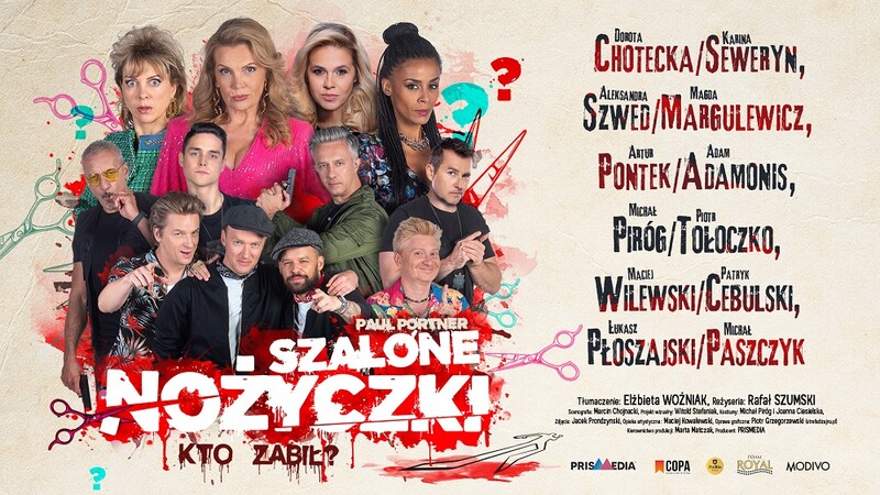 Morderstwo, śmiech i tajemnica – spektakl komediowy "Szalone nożyczki" na scenie ChCK