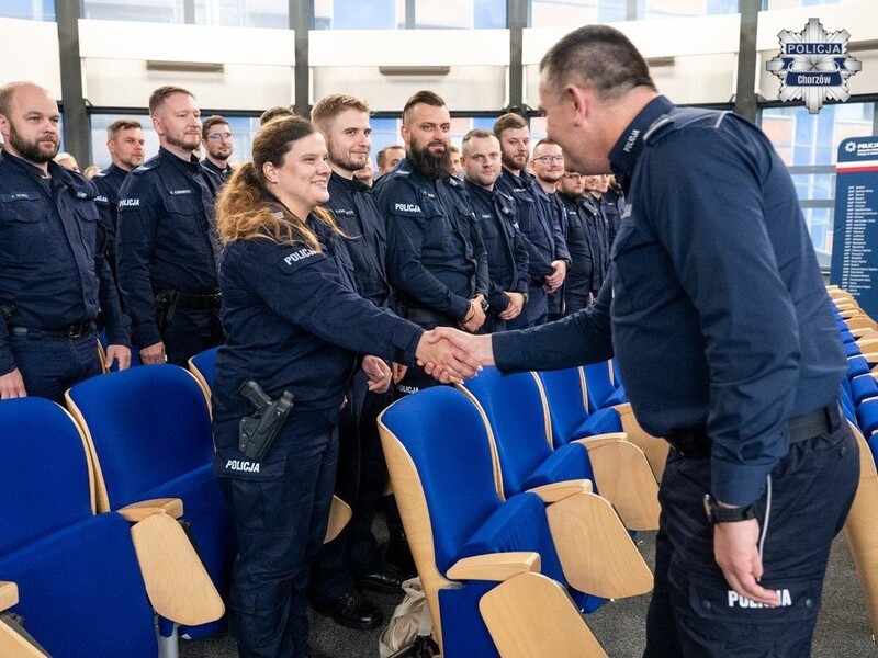Policjanci z Chorzowa ukończyli szkolenie aspiranckie