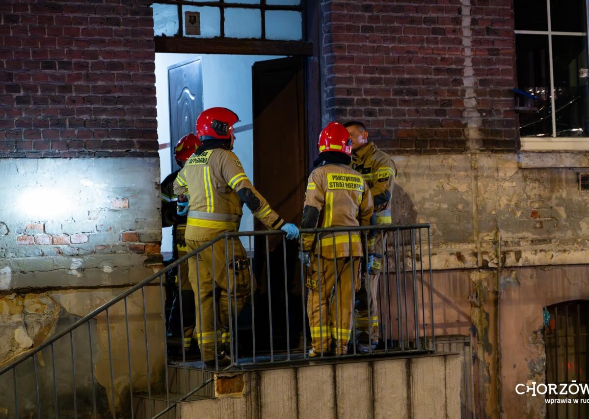 Pożar pustostanu przy ul. Hajduckiej 61 w Chorzowie / fot. UM Chorzów