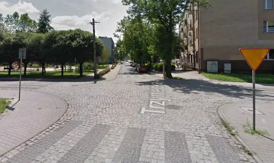 Remont na skrzyżowaniu Długiej i Trzynieckiej potrwa do piątku/fot. Google Street View