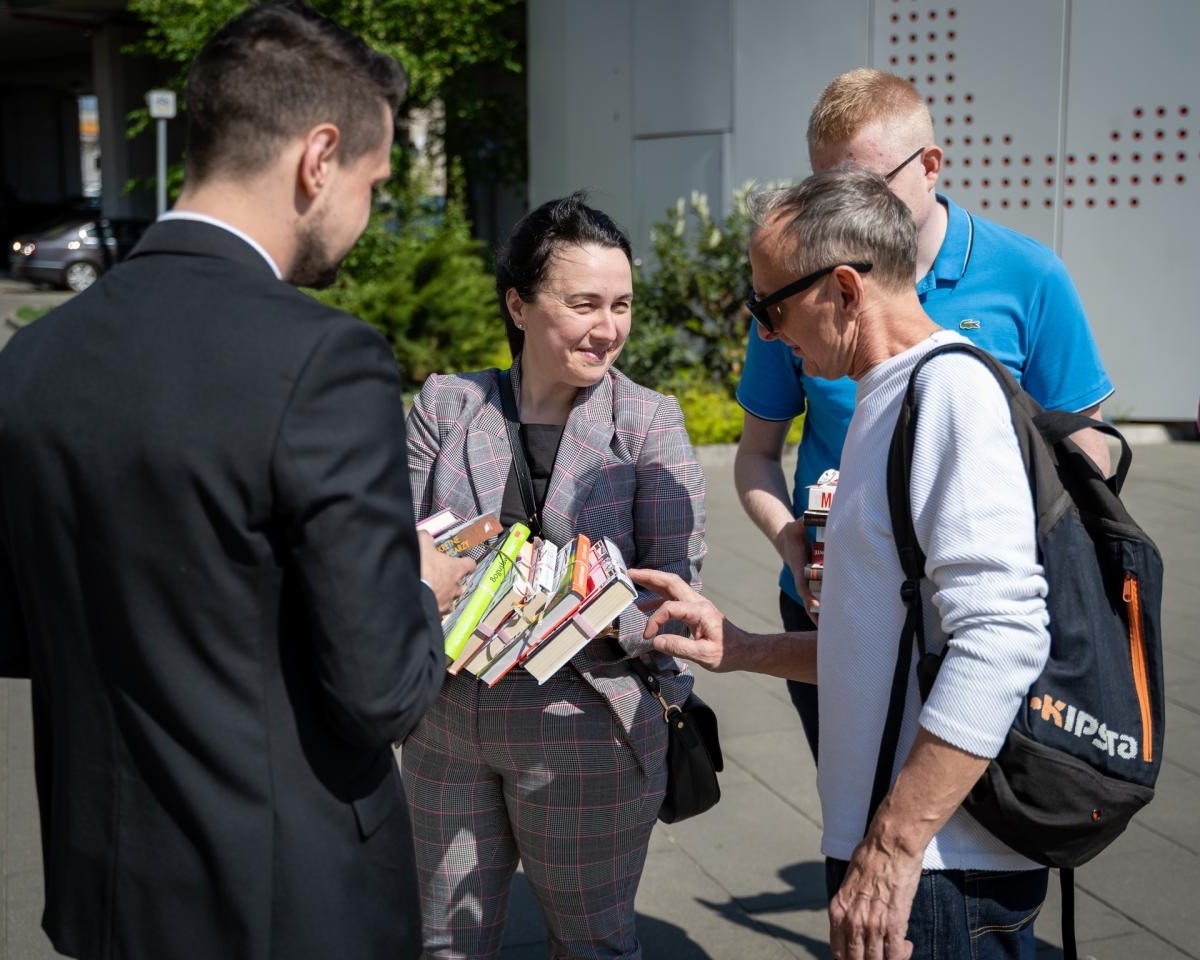 Chorzów świętował Światowy Dzień Książki – książki i warsztaty dla mieszkańców [ZDJĘCIA] / fot. UM Chorzów FB