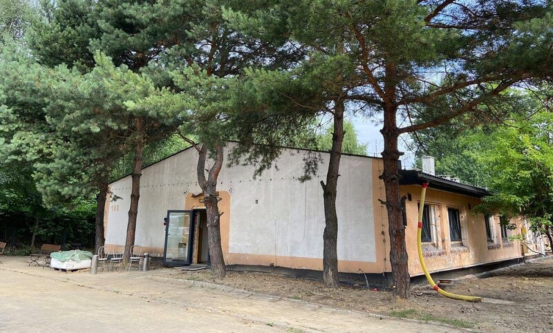 Trwa termomodernizacja noclegowni dla mężczyzn przy ul. Katowickiej