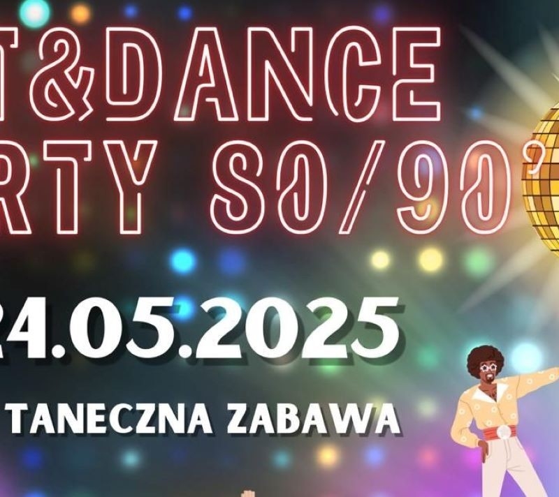 Uwaga! Nastąpiła zmiana terminu wydarzenia Fit&Dance Party w stylu lat 80' i 90'