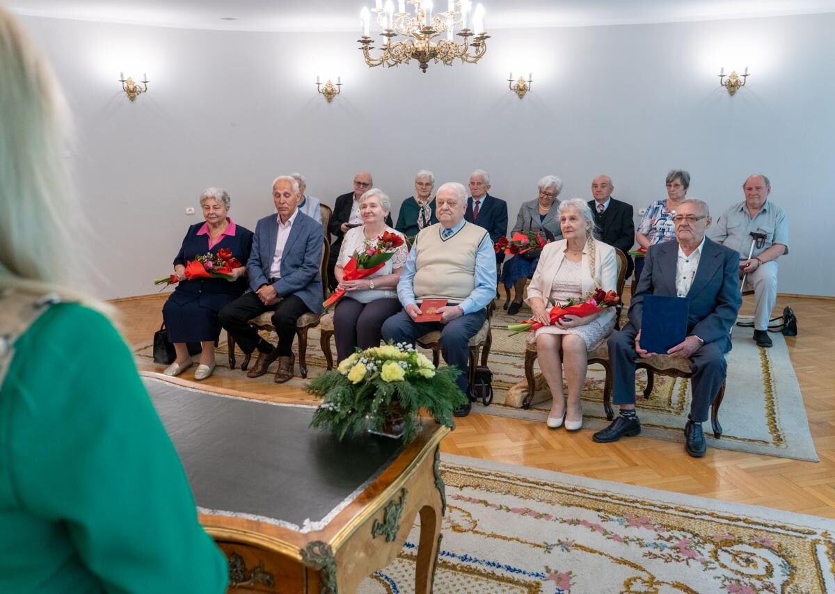 Chorzowskie małżeństwa świętowały Złote, Szmaragdowe i Diamentowe Gody [ZDJĘCIA] / fot. UM Chorzów FB
